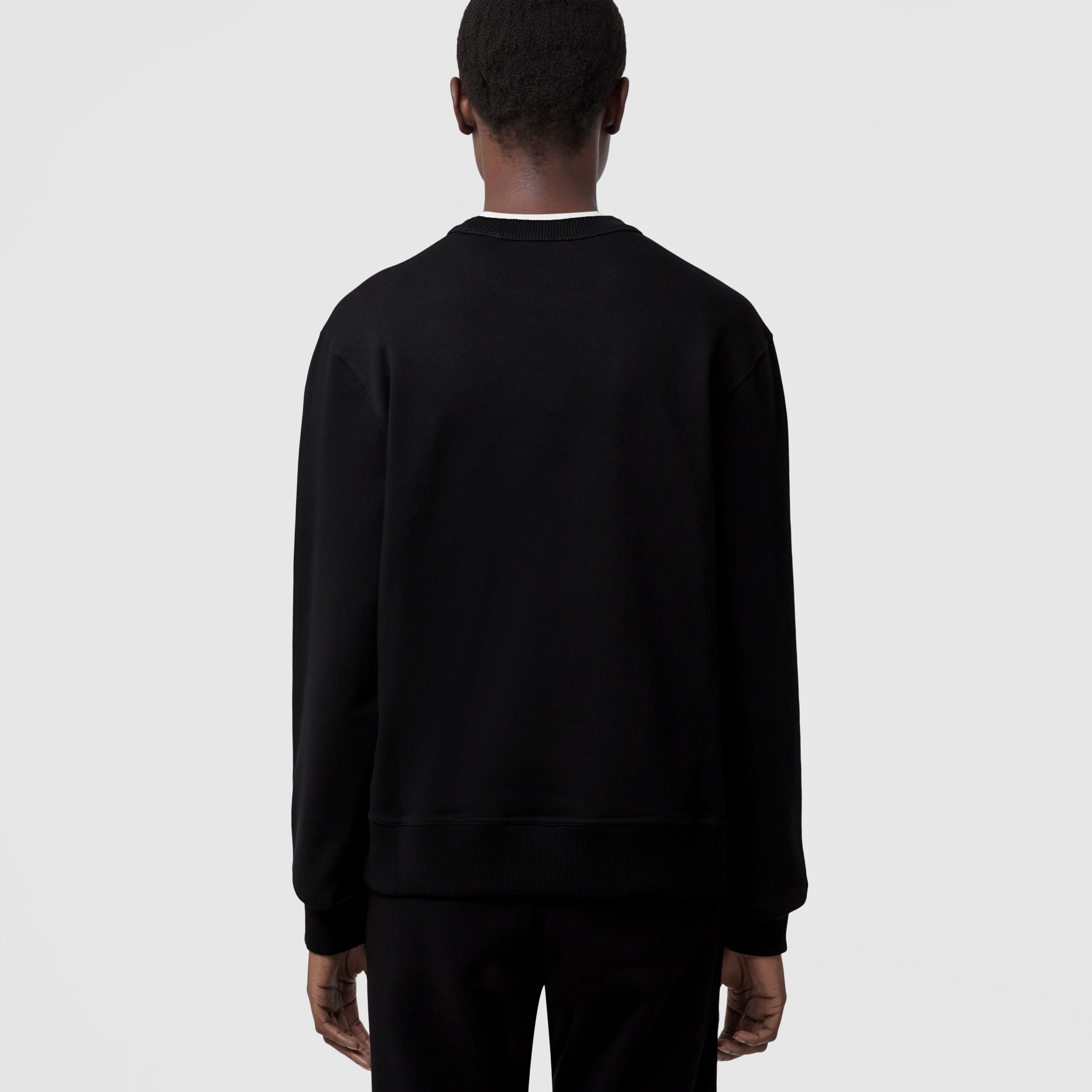 Sweat-shirt en coton à imprimé constellation (Noir) - Femme | Site officiel Burberry® - 3
