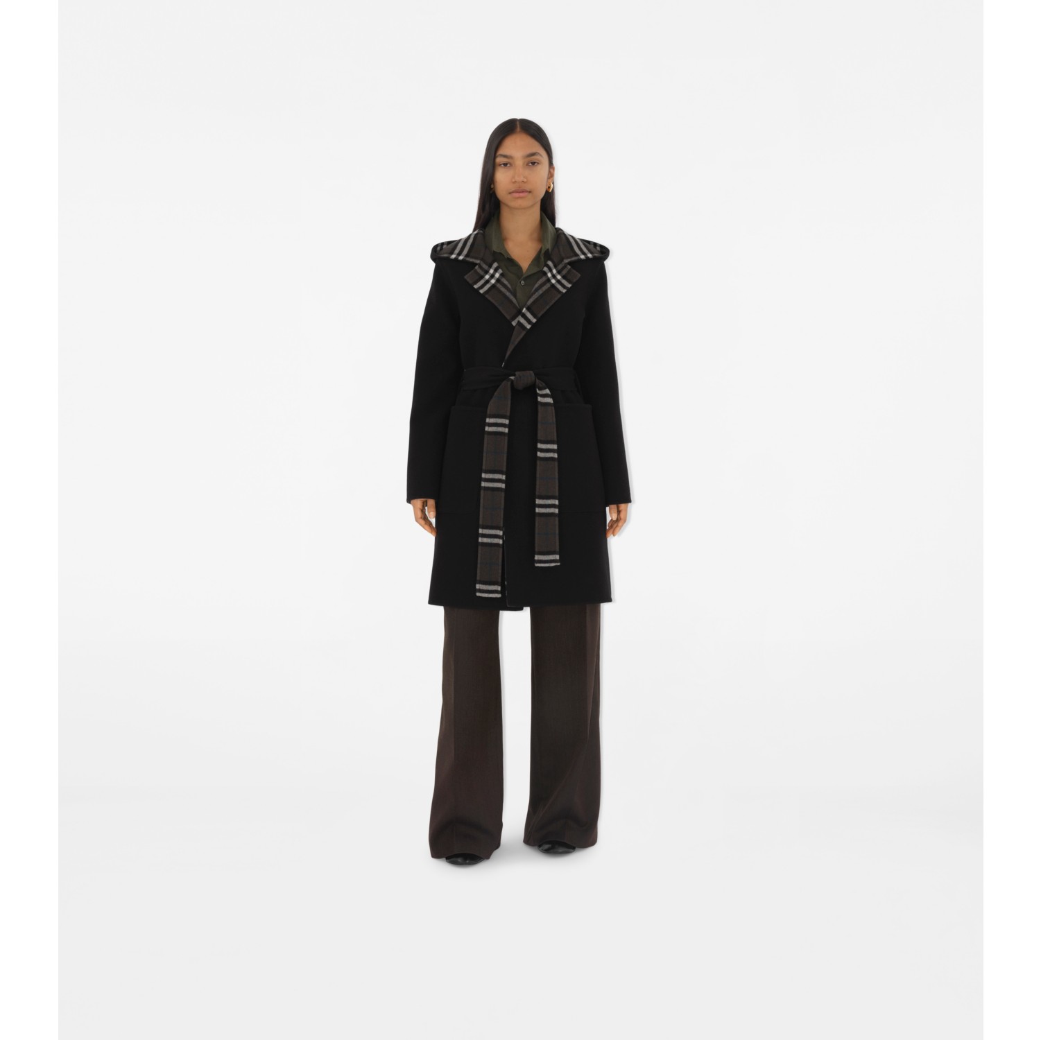 Burberry car coat womens on sale