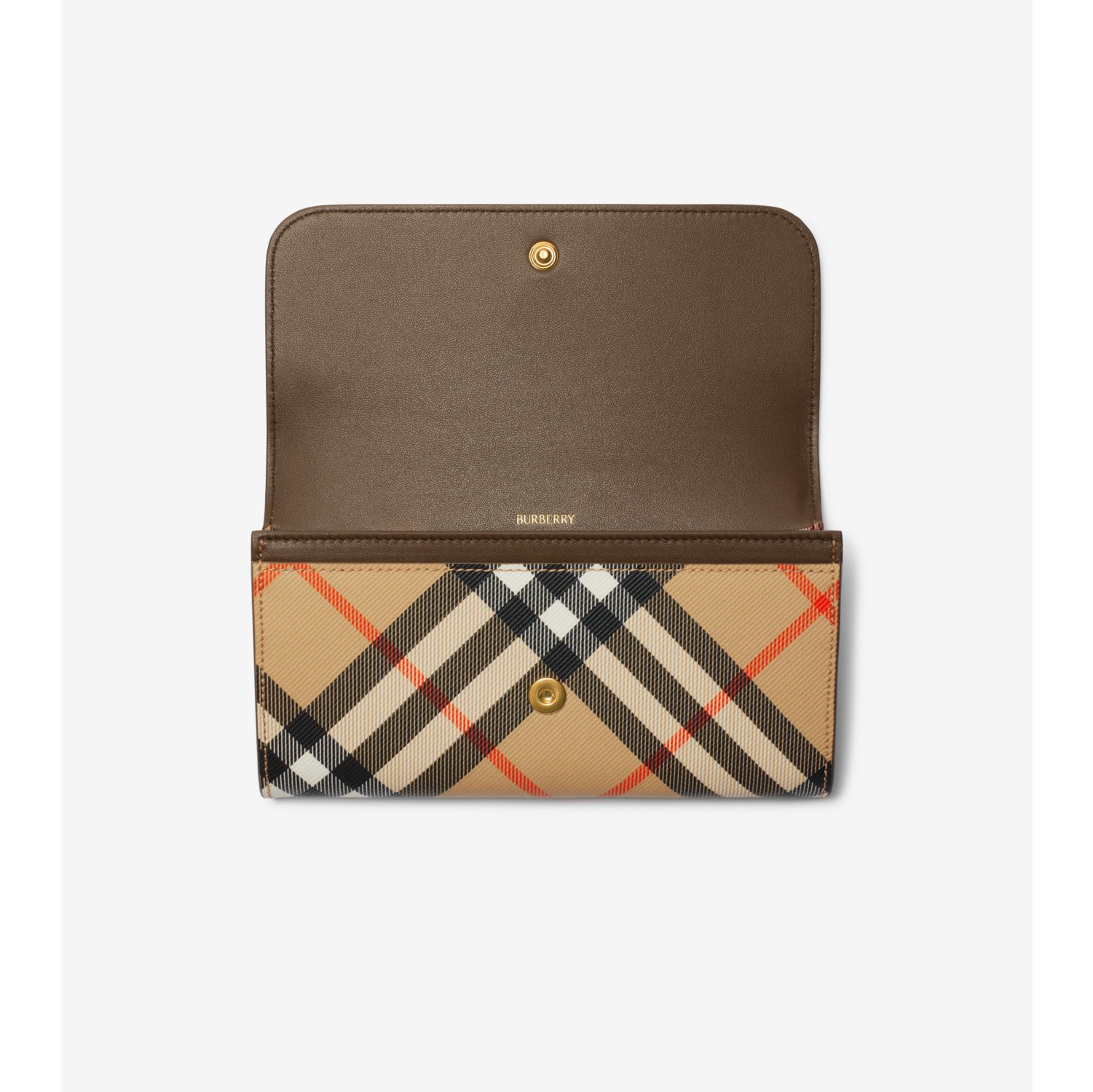 Check Continental Wallet in Sand - Women | Burberry® Official