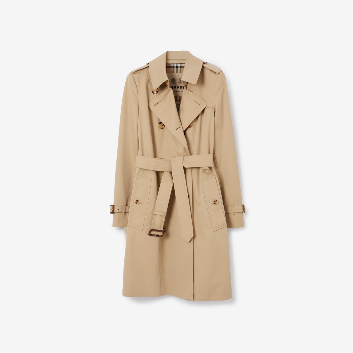 Mid-length Chelsea Heritage Trench Coat in Honey - Women | Burberry® Official