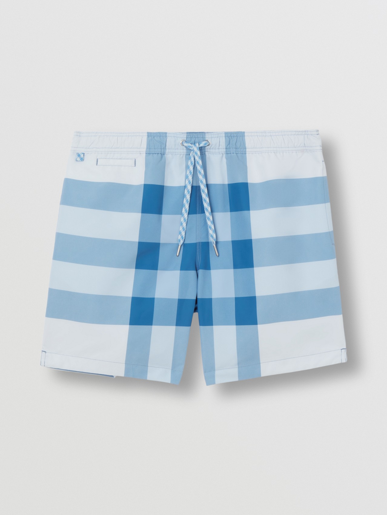 Save 3% Burberry Synthetic Embroidered Polyester Swimming Shorts in Blue for Men Mens Clothing Beachwear 