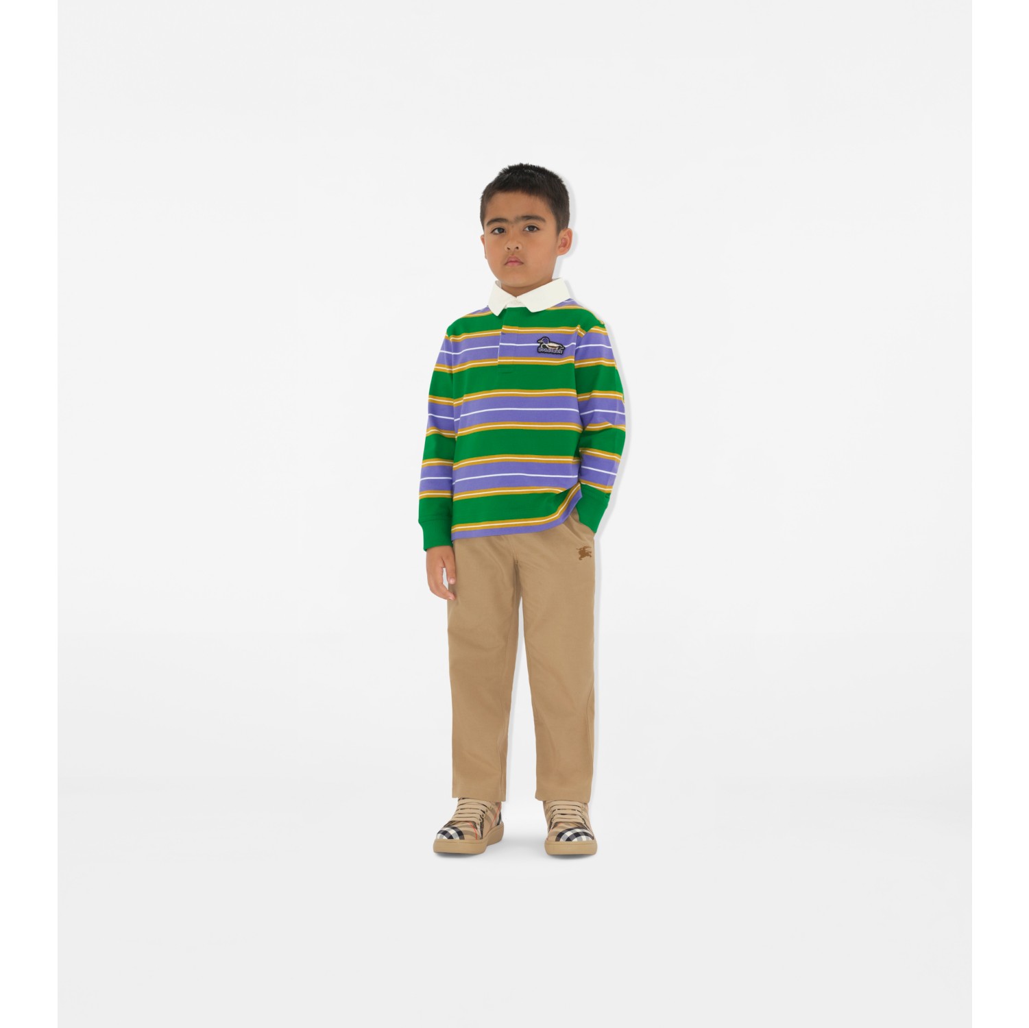 Cotton Blend Trousers