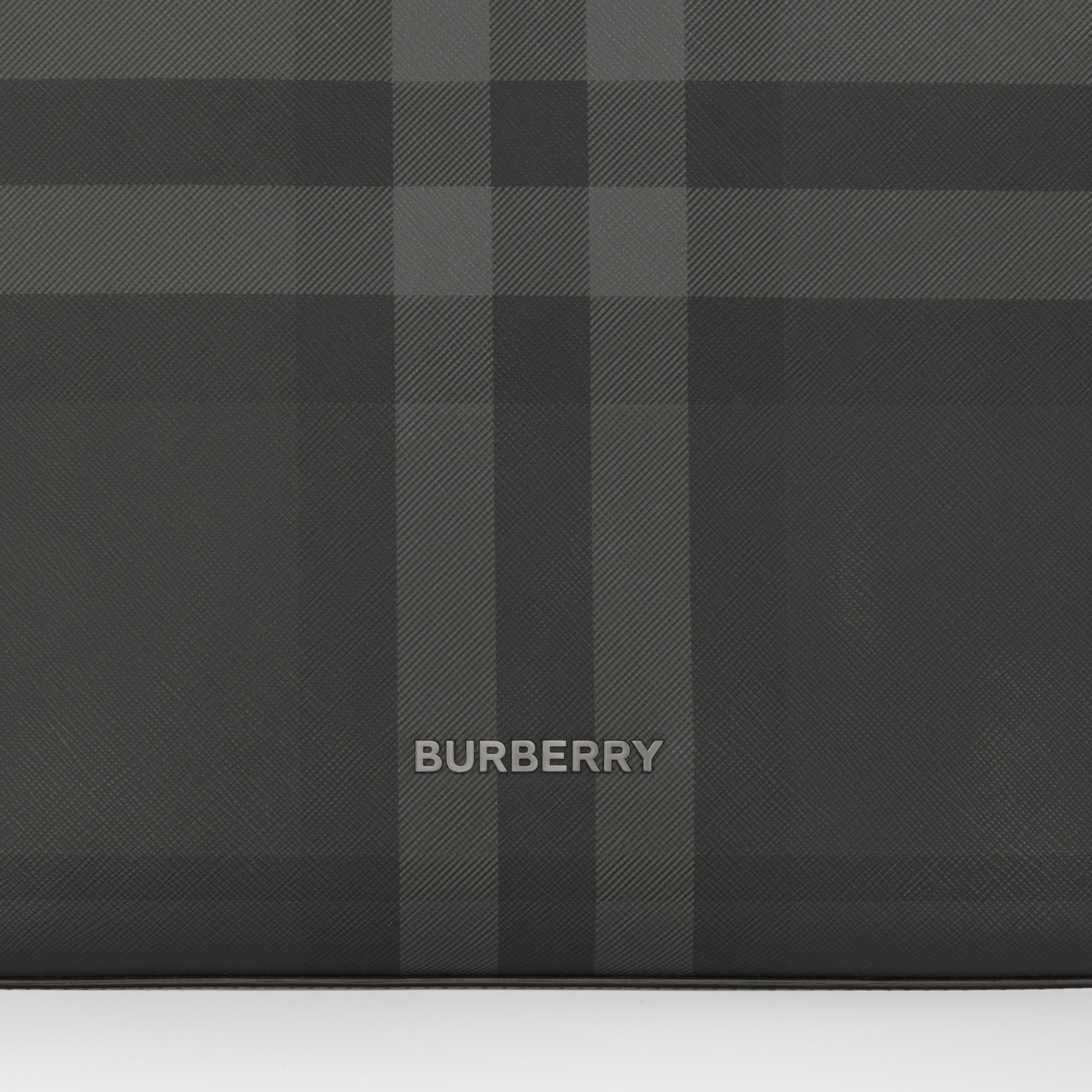 Charcoal Check Slim Vertical Denny Tote - Men | Burberry® Official - 2