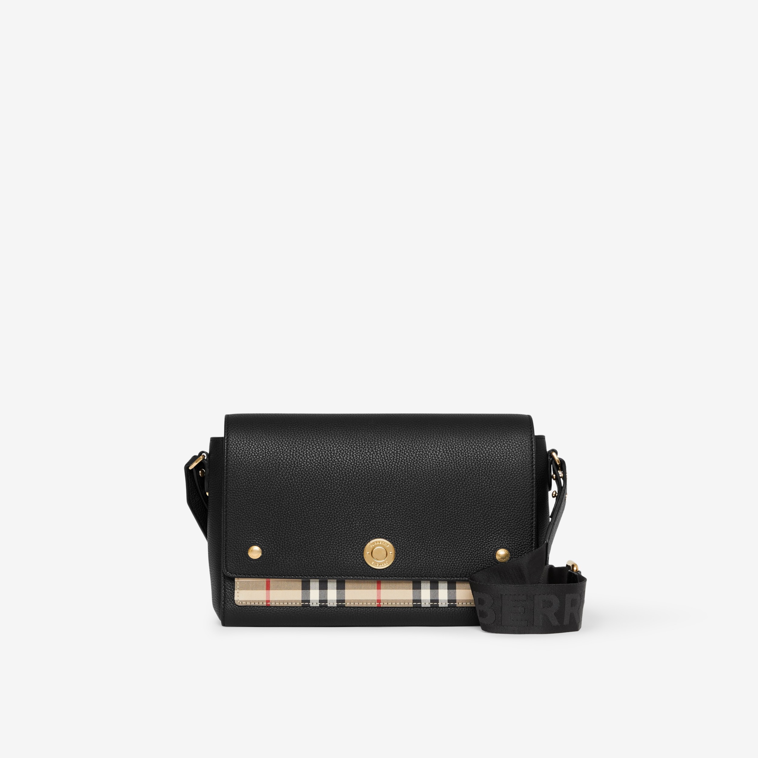 Shop Burberry Card Case Check Shoulder Mini Bag