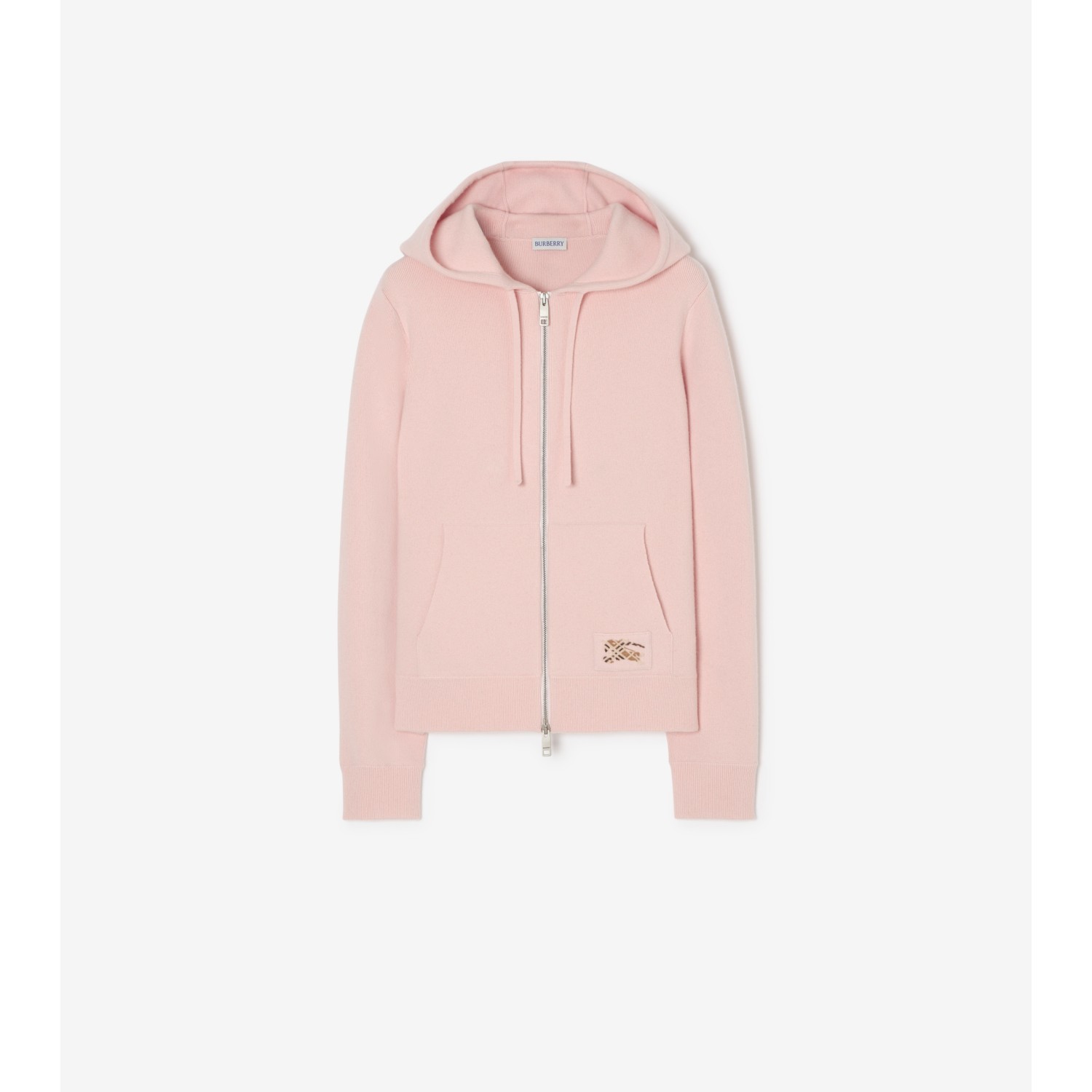 Cashmere Blend Zip Hoodie