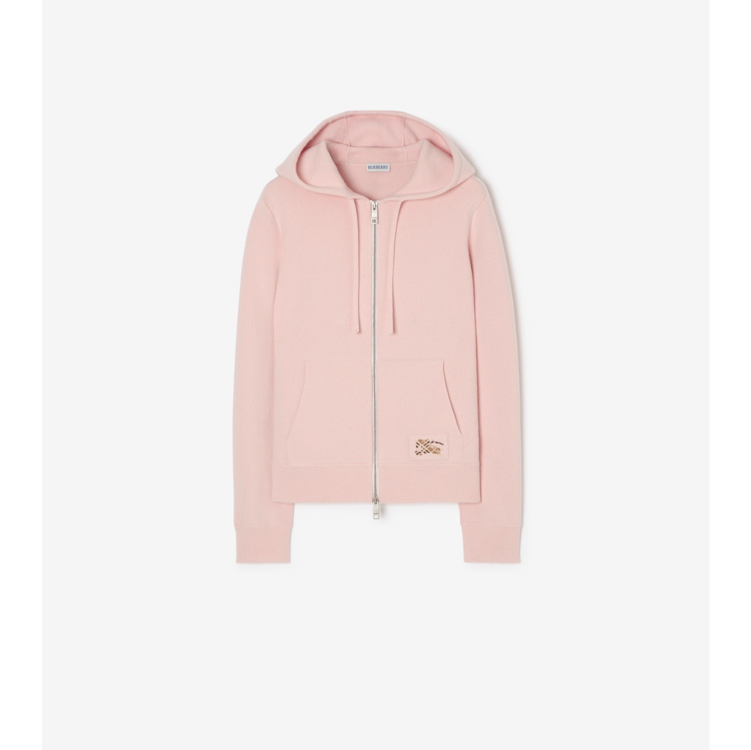 Cashmere Blend Zip Hoodie
