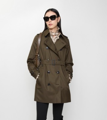 ショート トロピカルギャバジン ケンジントン トレンチコート