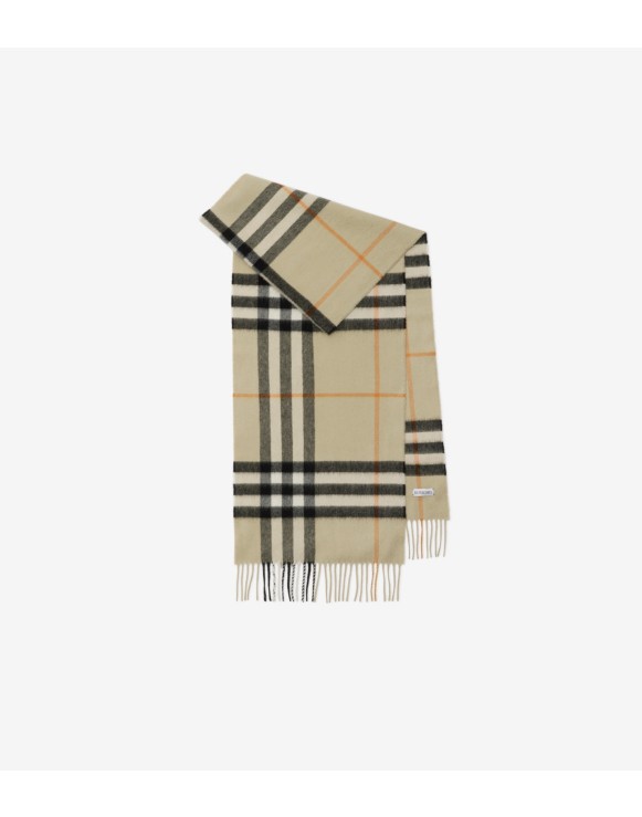 Check Cashmere Scarf