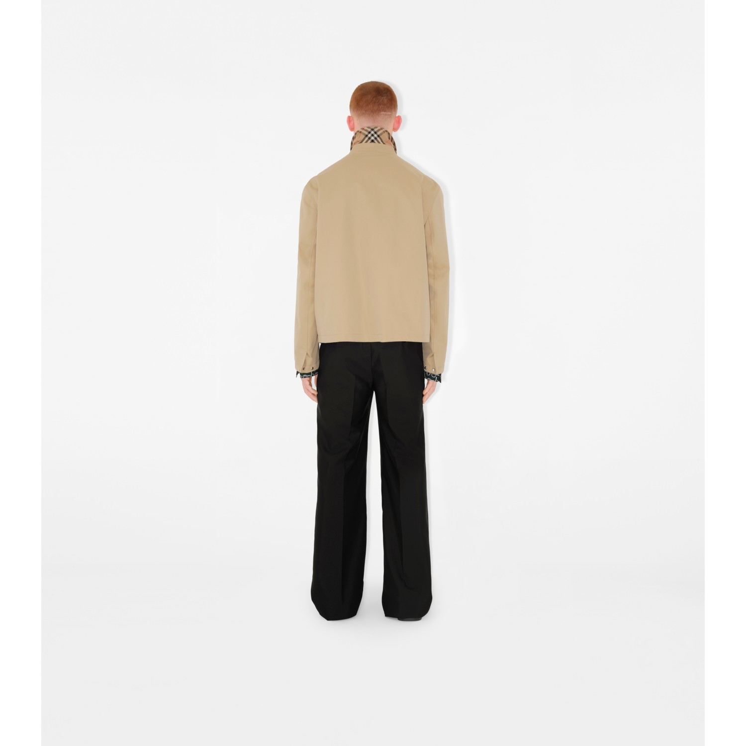 Gabardine Harrington Jacket - thumbnail 4