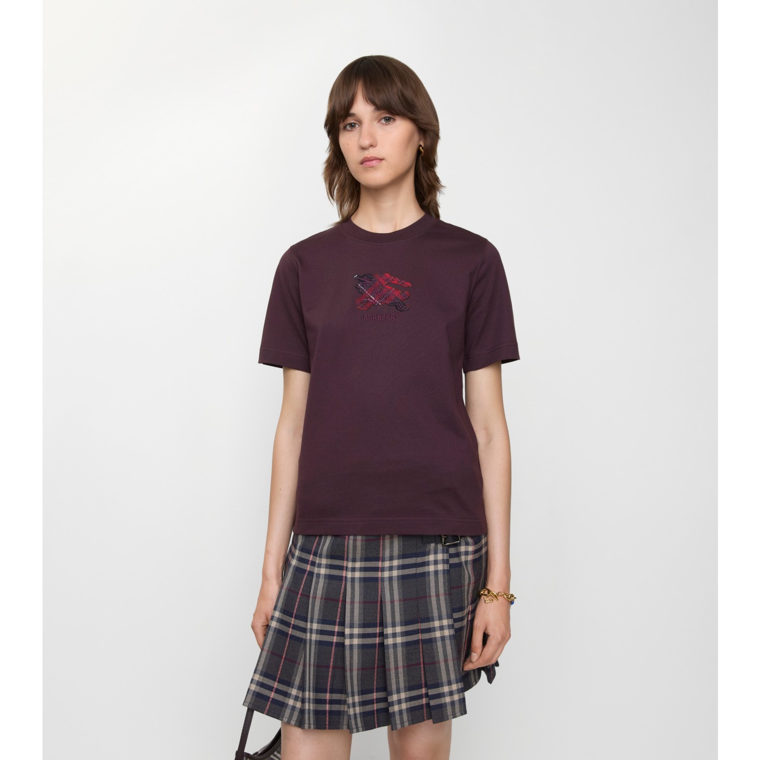 EKD Check Cotton T-shirt