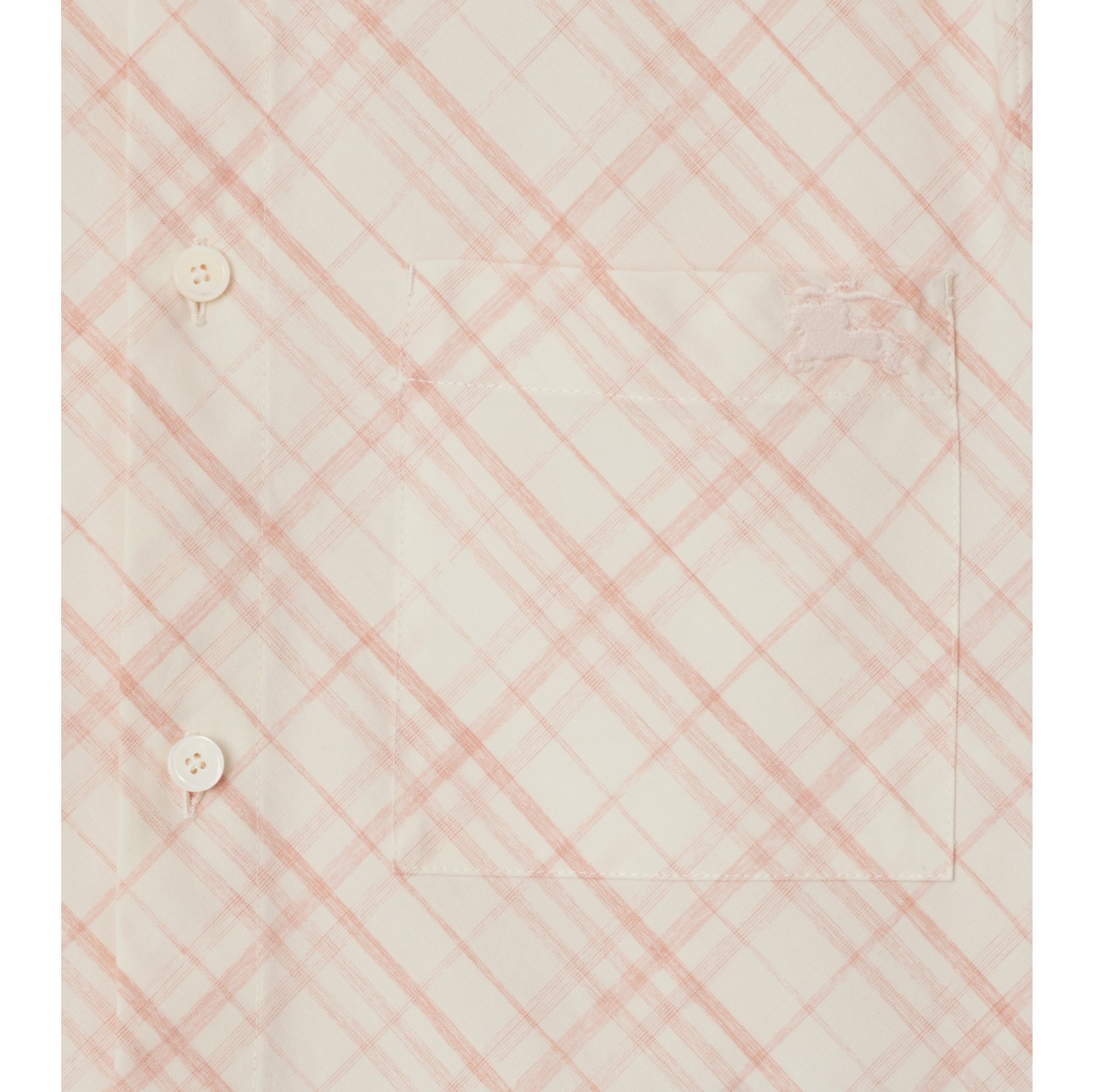 Cropped Check Cotton Shirt