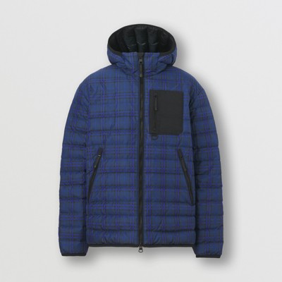 burberry blue puffer jacket