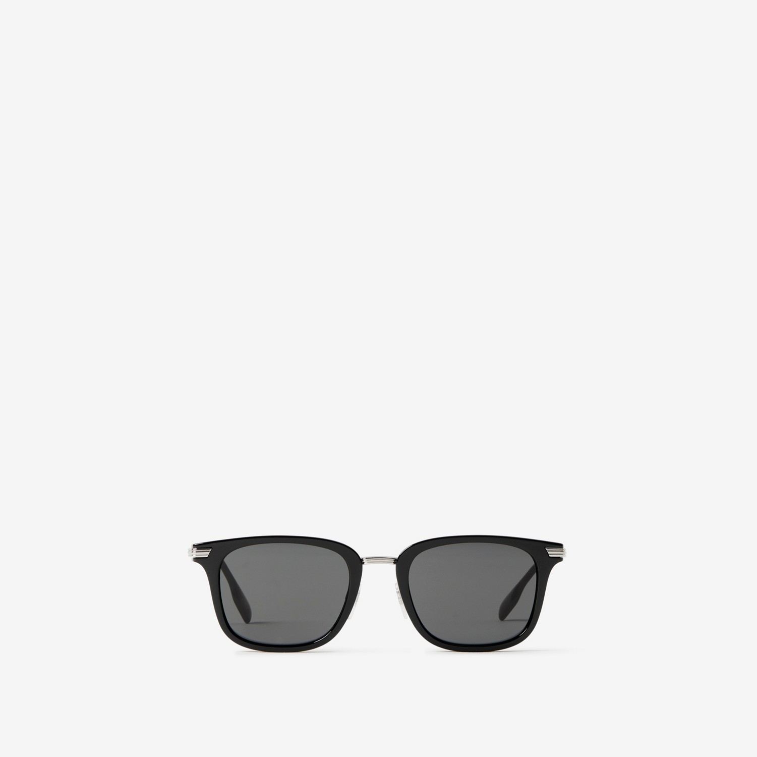 Gafas de sol con montura cuadrada (Negro/paladio) - Hombre | Burberry® oficial