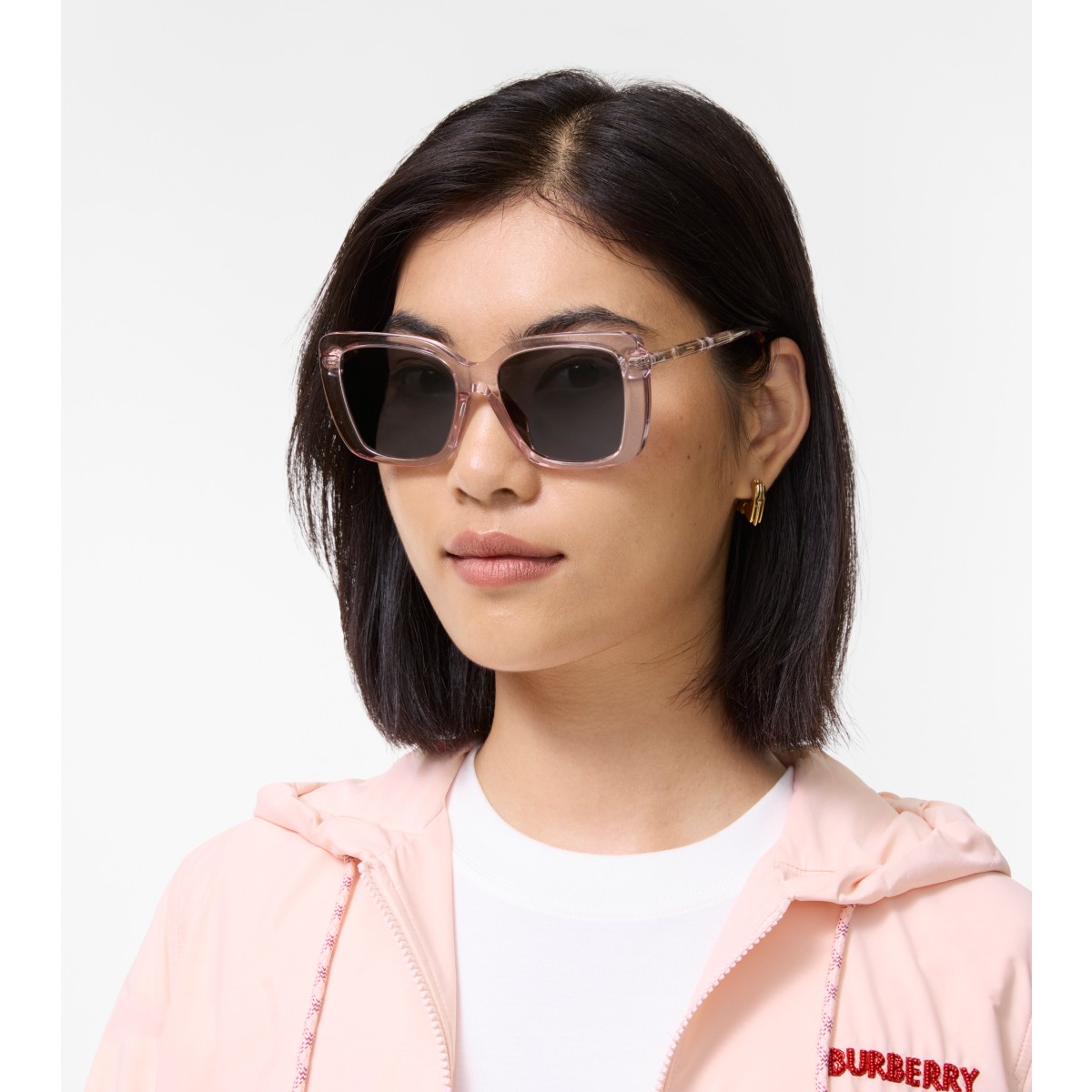  Check Tubular Square Sunglasses​