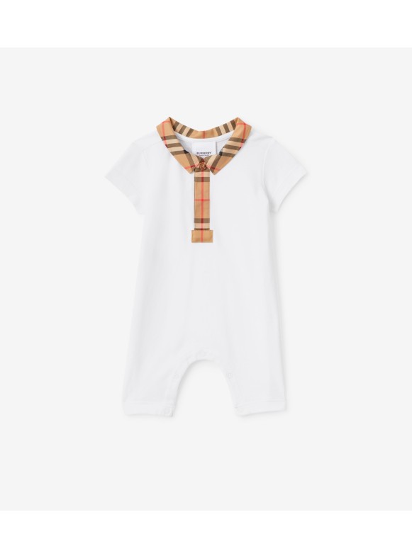 Burberry store newborn onesie