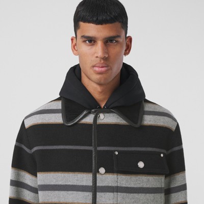 wool anorak pullover