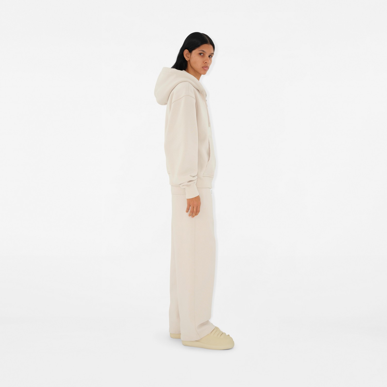 Cotton Track Pants in Soap - Women | Burberry® Official Cotton Track Pants in Soap - Women | Burberry® Official
