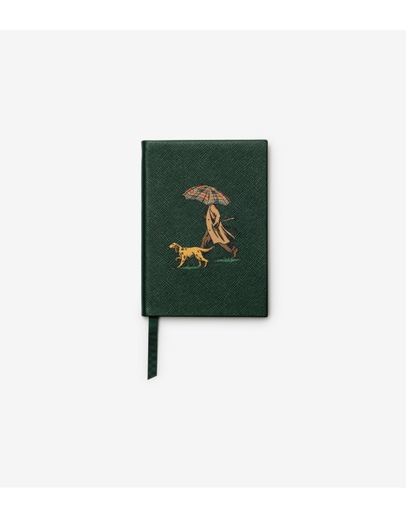 Burberry x Smythson Notizbuch „Soho“ aus Panama-Leder