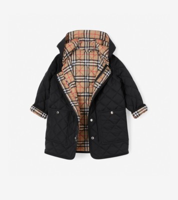 Burberry franwell outlet diamond quilted jacket