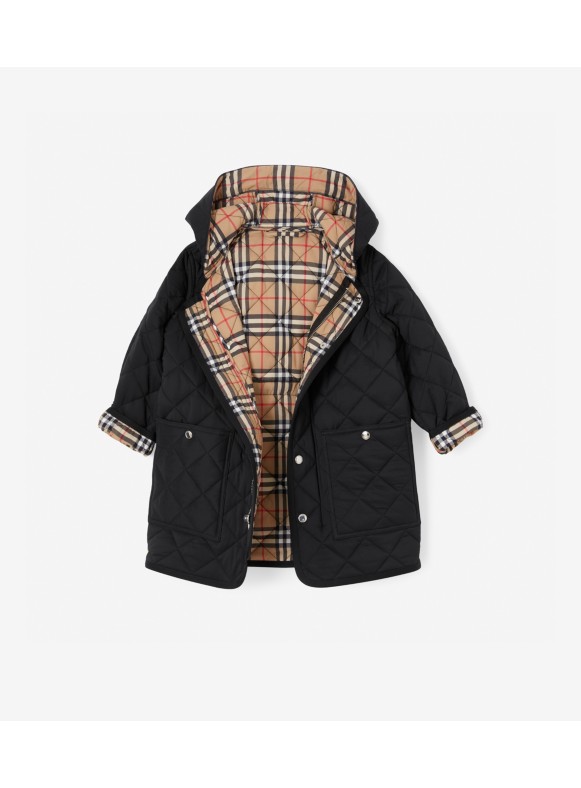 GenesinlifeShops Canada - Beige Checked tights Burberry Kids - burberry  kids quilted down gilet