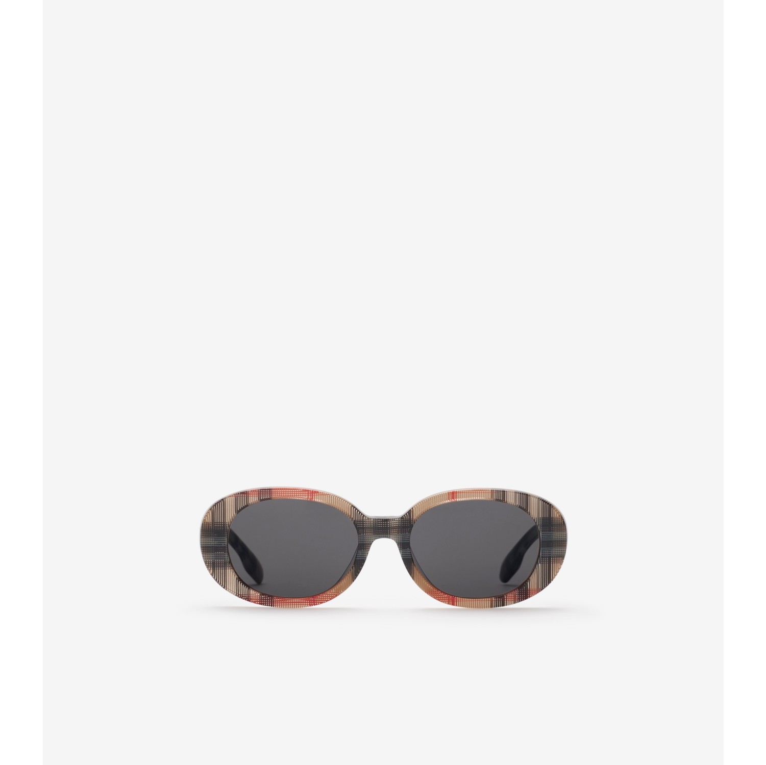 Burberry oval sunglasses on sale