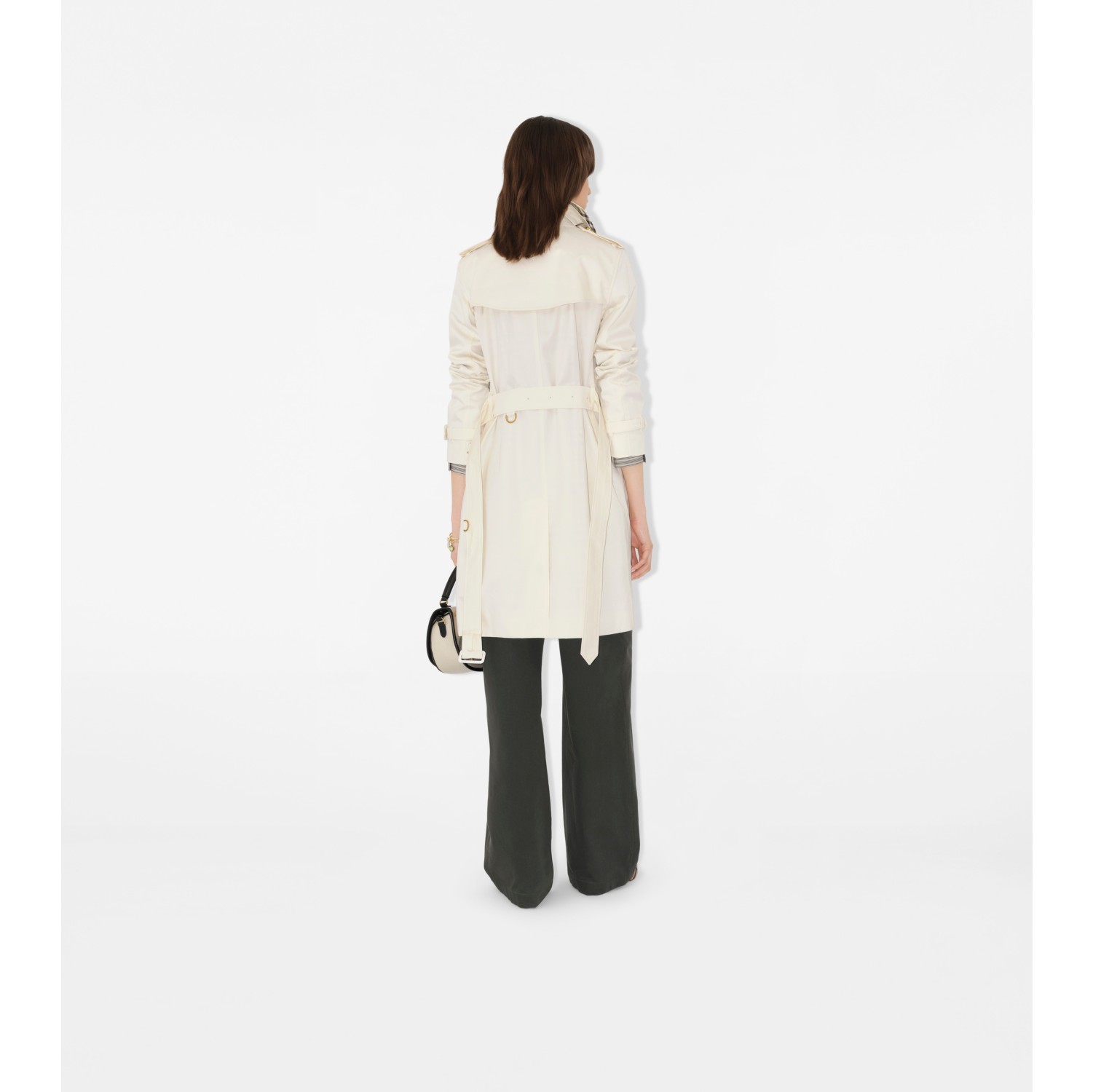 Mid-length Gabardine Kensington Trench Coat