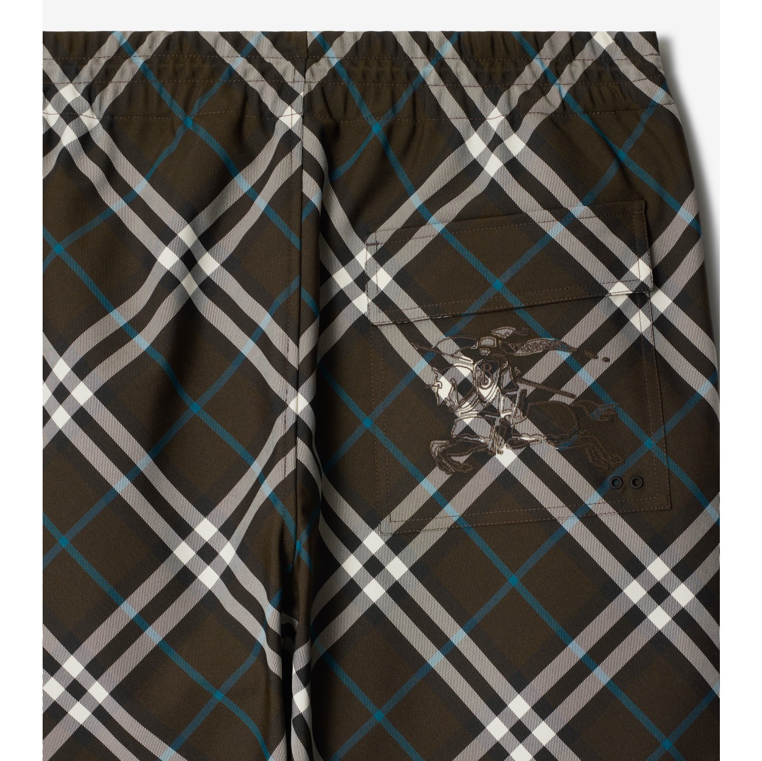 Pantaloni in twill Check