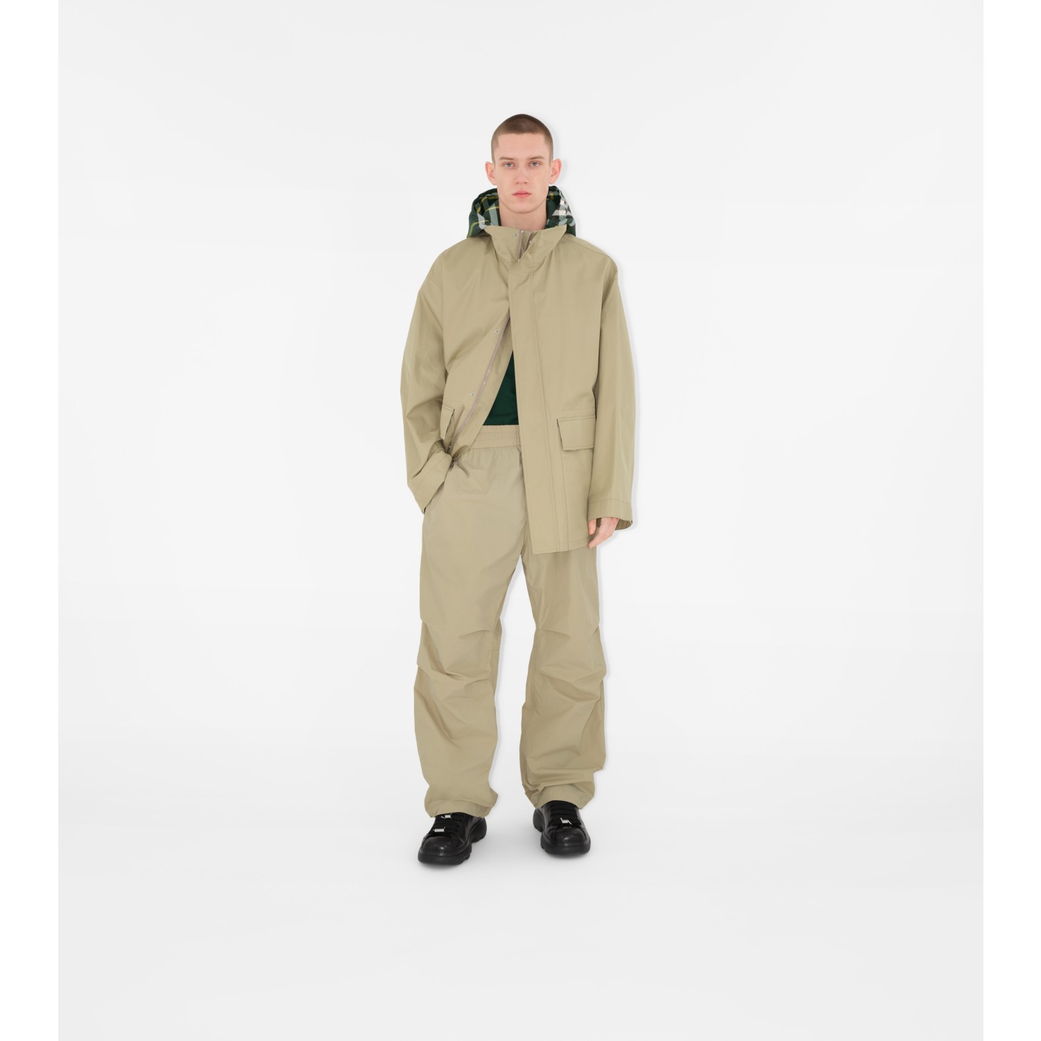 Nylon hot sale cargo trousers