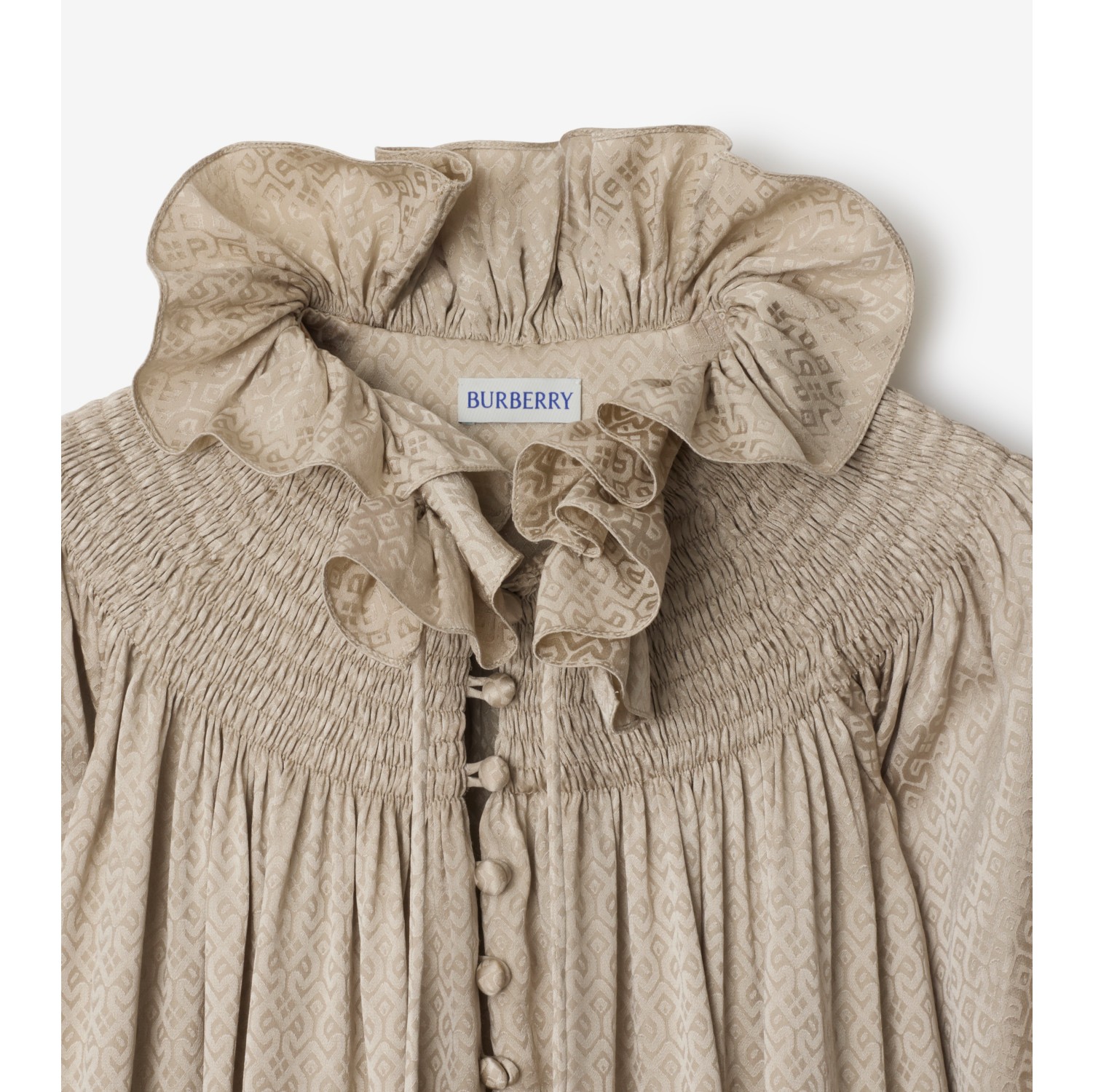 Geometric Silk Blouse