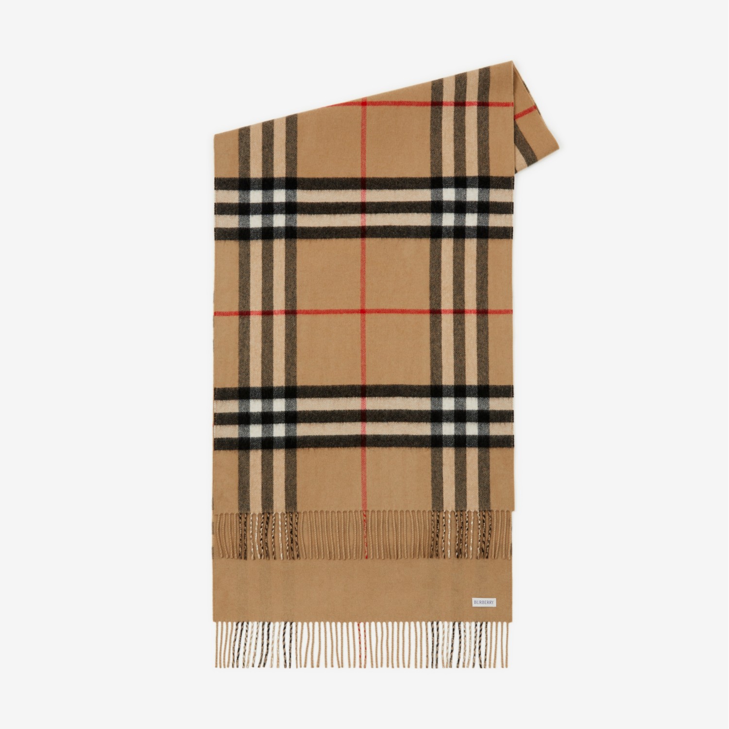 Burberry 100 2025 cashmere scarf zip