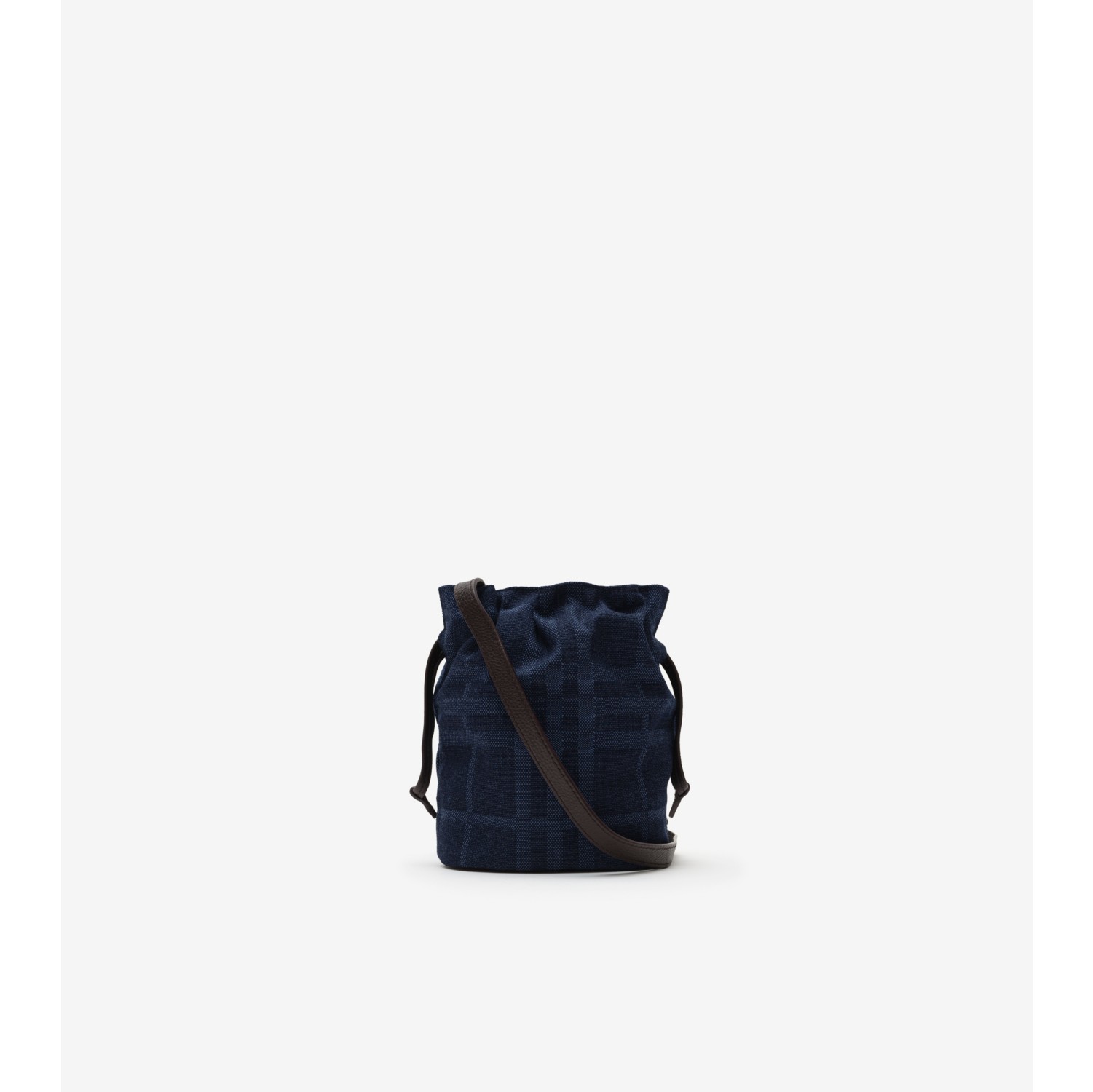 Burberry's ネイビー シューズバッグ Horseshoe Pouch​ in Blue - Women, Cotton | Burberry® Official