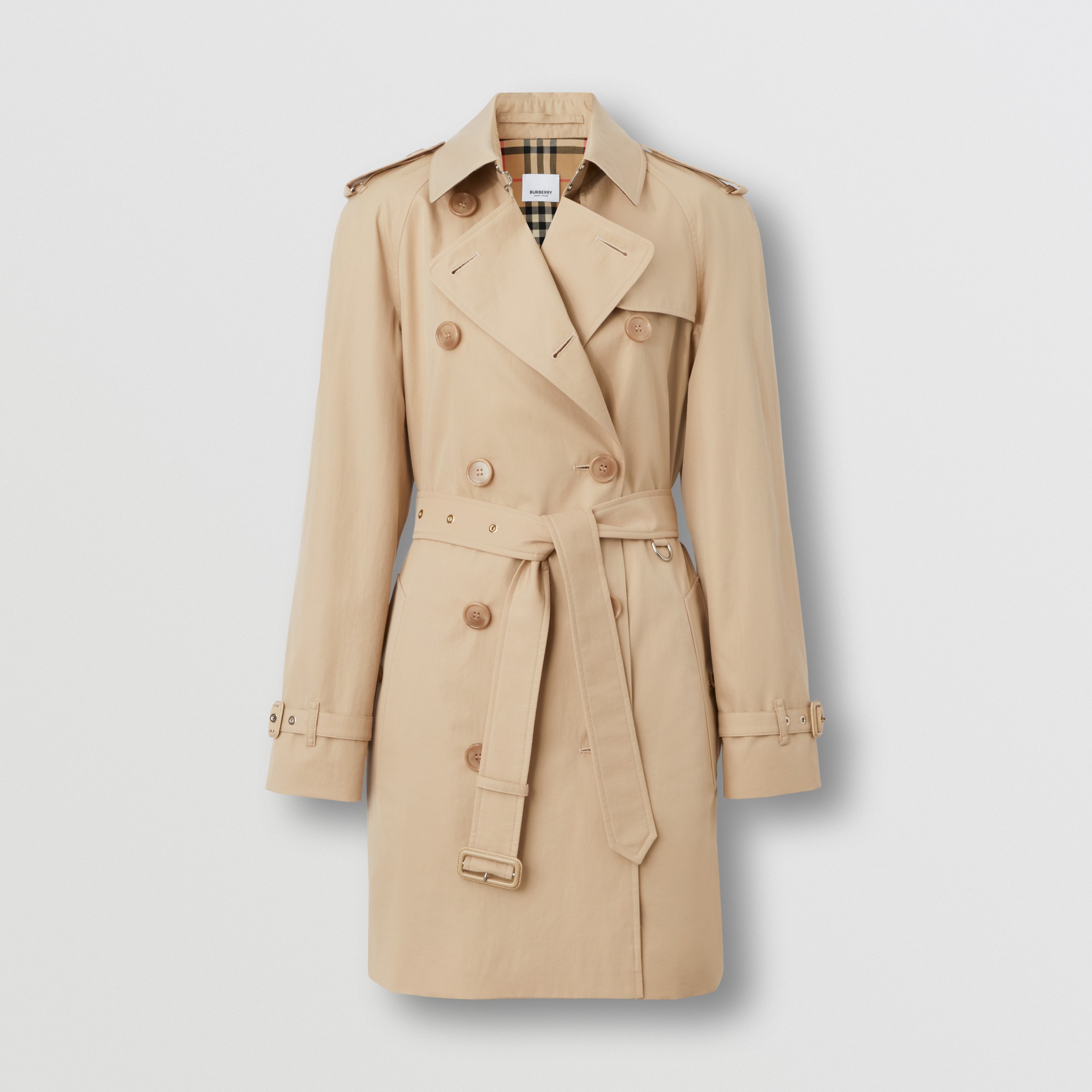 Tropical Gabardine Waterloo Trench Coat in Soft Fawn - Women | Burberry® Official - 4
