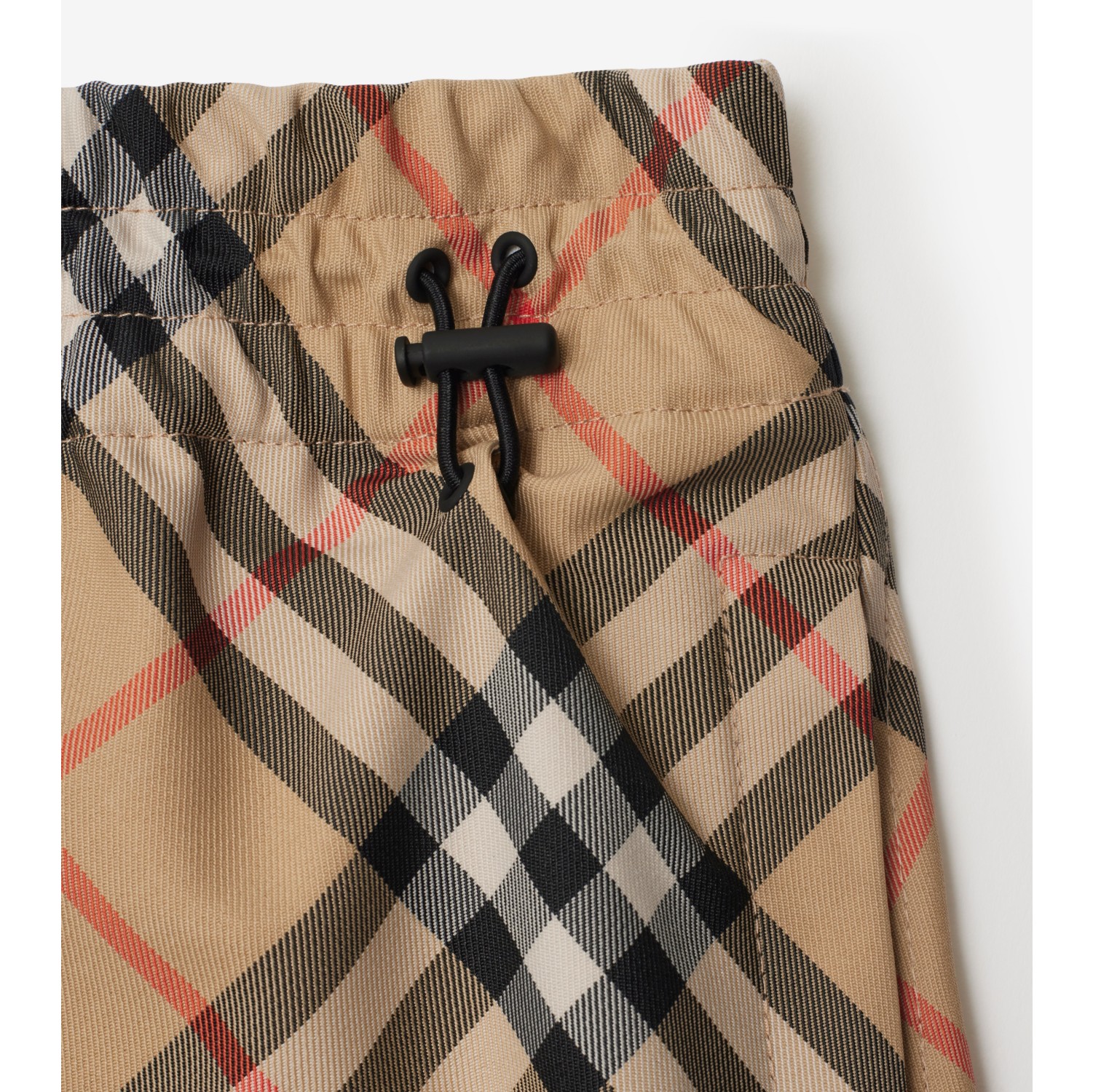 Check Twill Trousers in Sand - Men | Burberry® Official