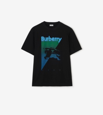 Knight Cotton T-shirt in Black - Men | Burberry® Official
