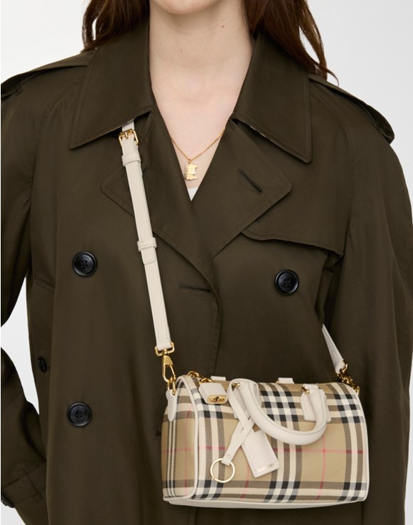 Mini Check Bowling Bag