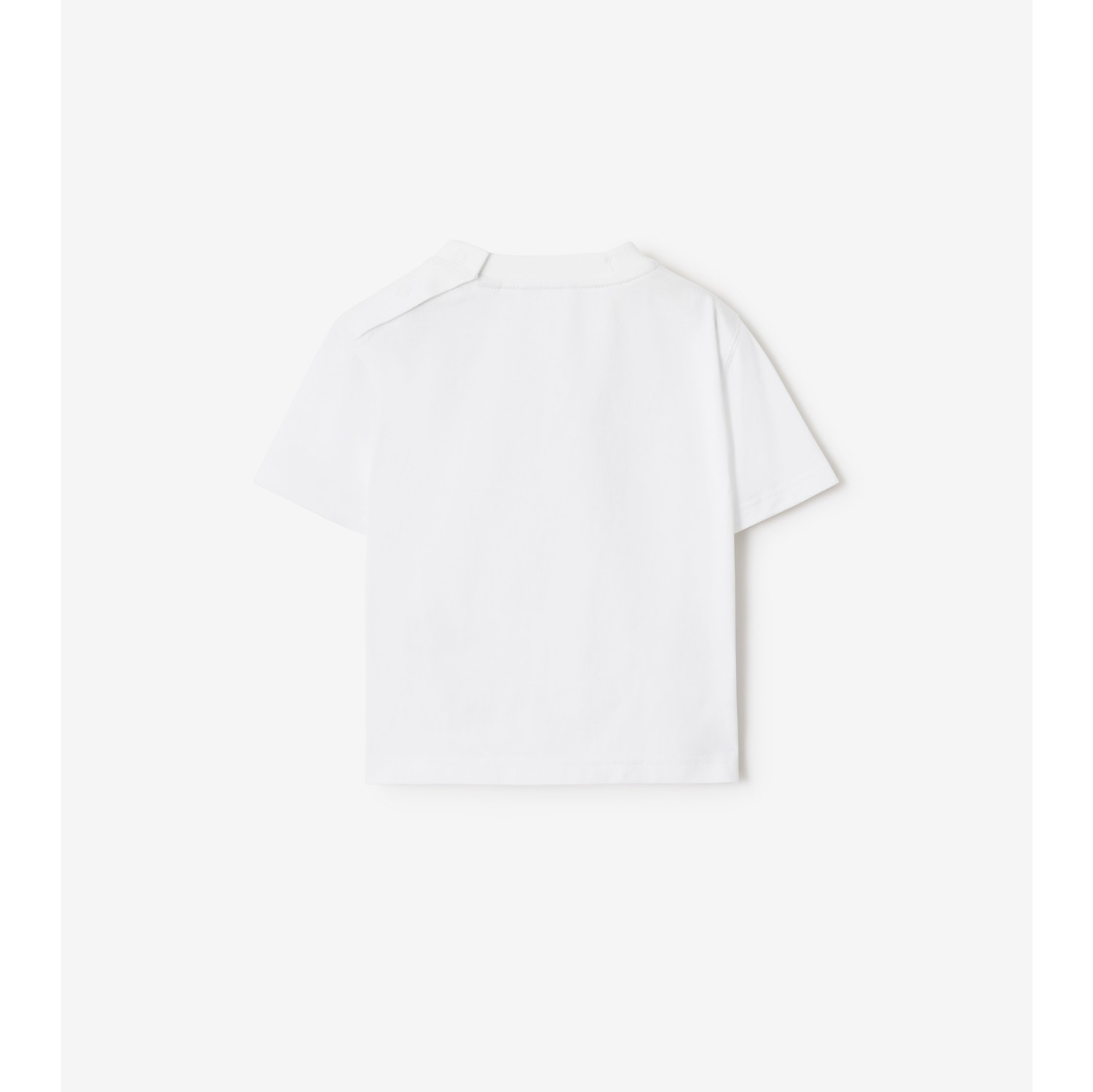 T-shirt in cotone con orsetto con piumino