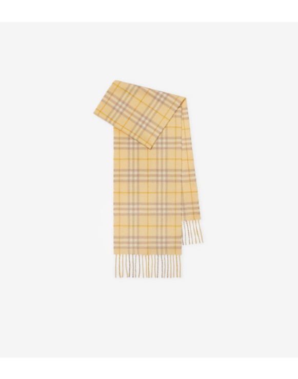 Check Cashmere Scarf