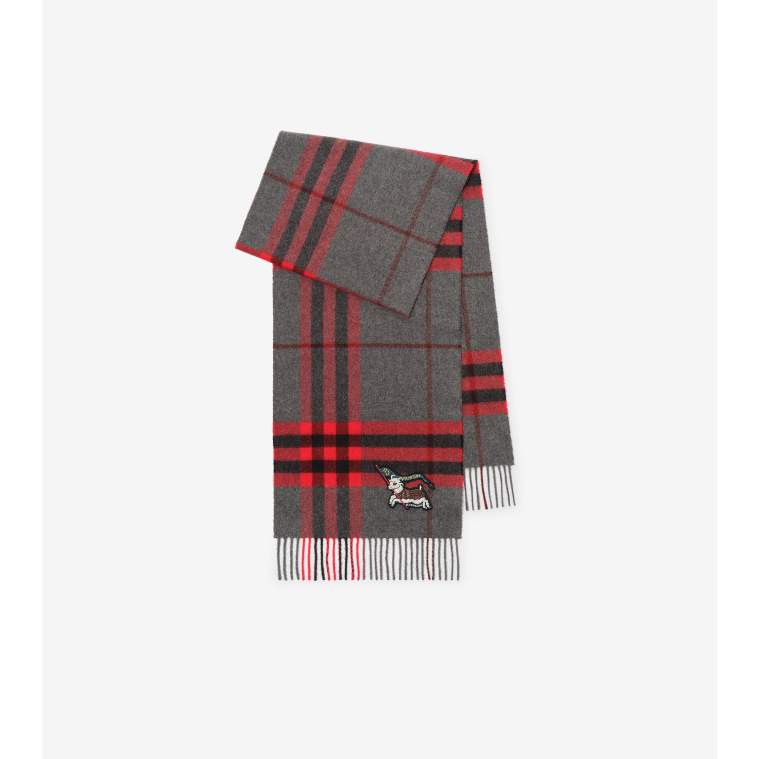 Check Cashmere Scarf
