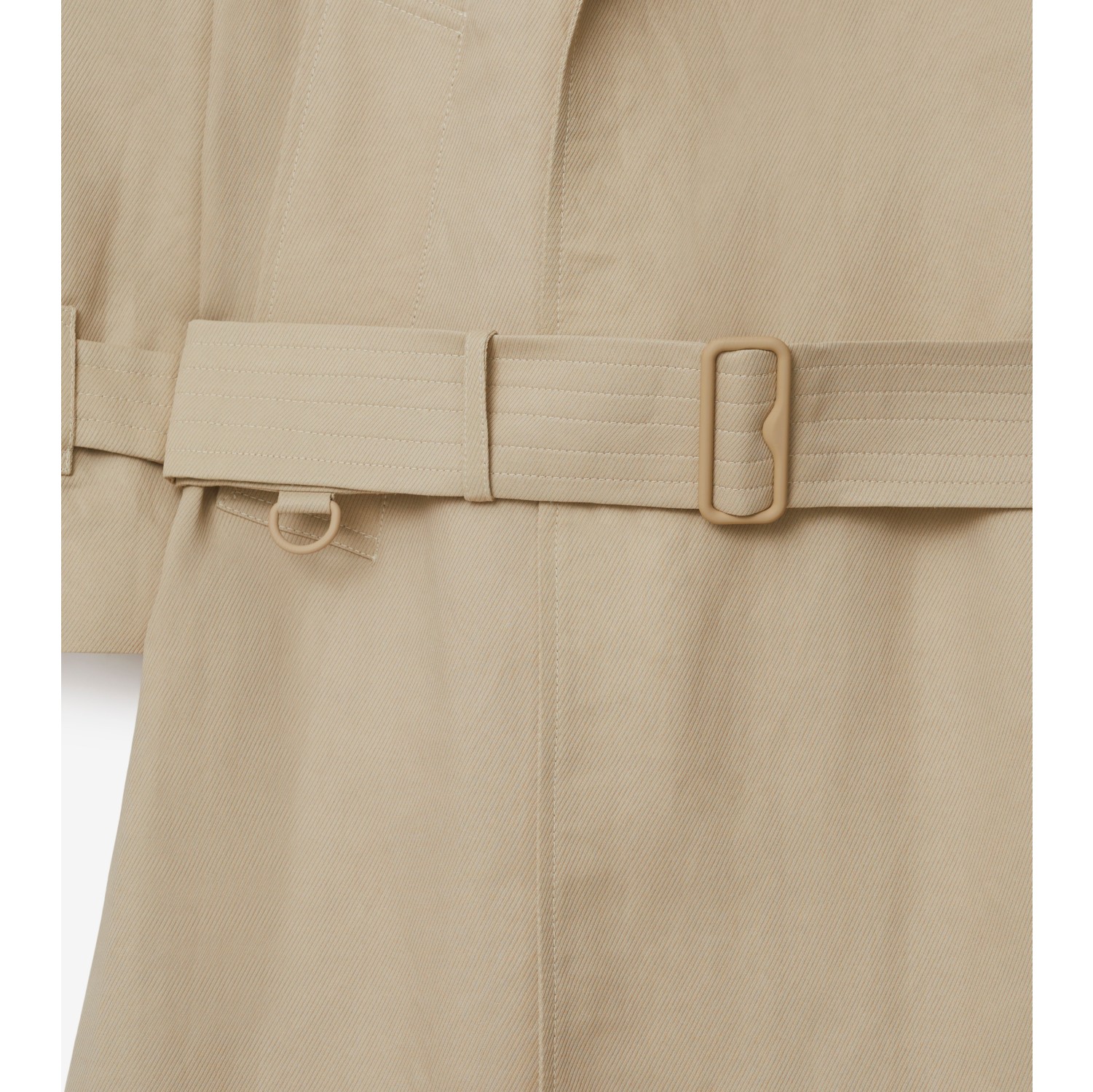 Long Tricotine Trench Coat