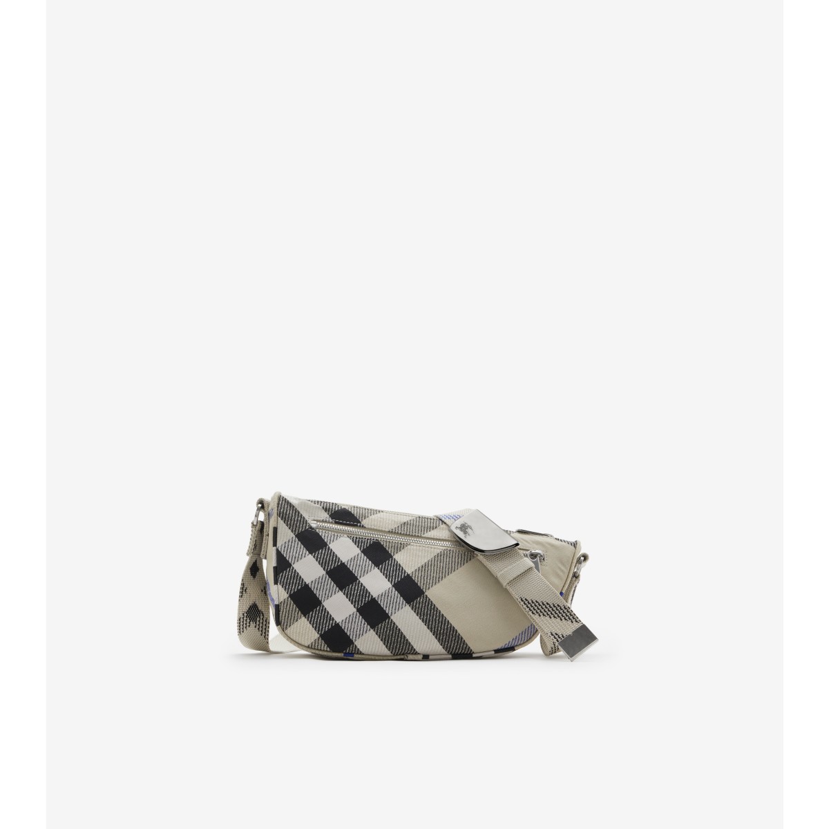 Burberry Small Shield Messenger Bag In Neutral