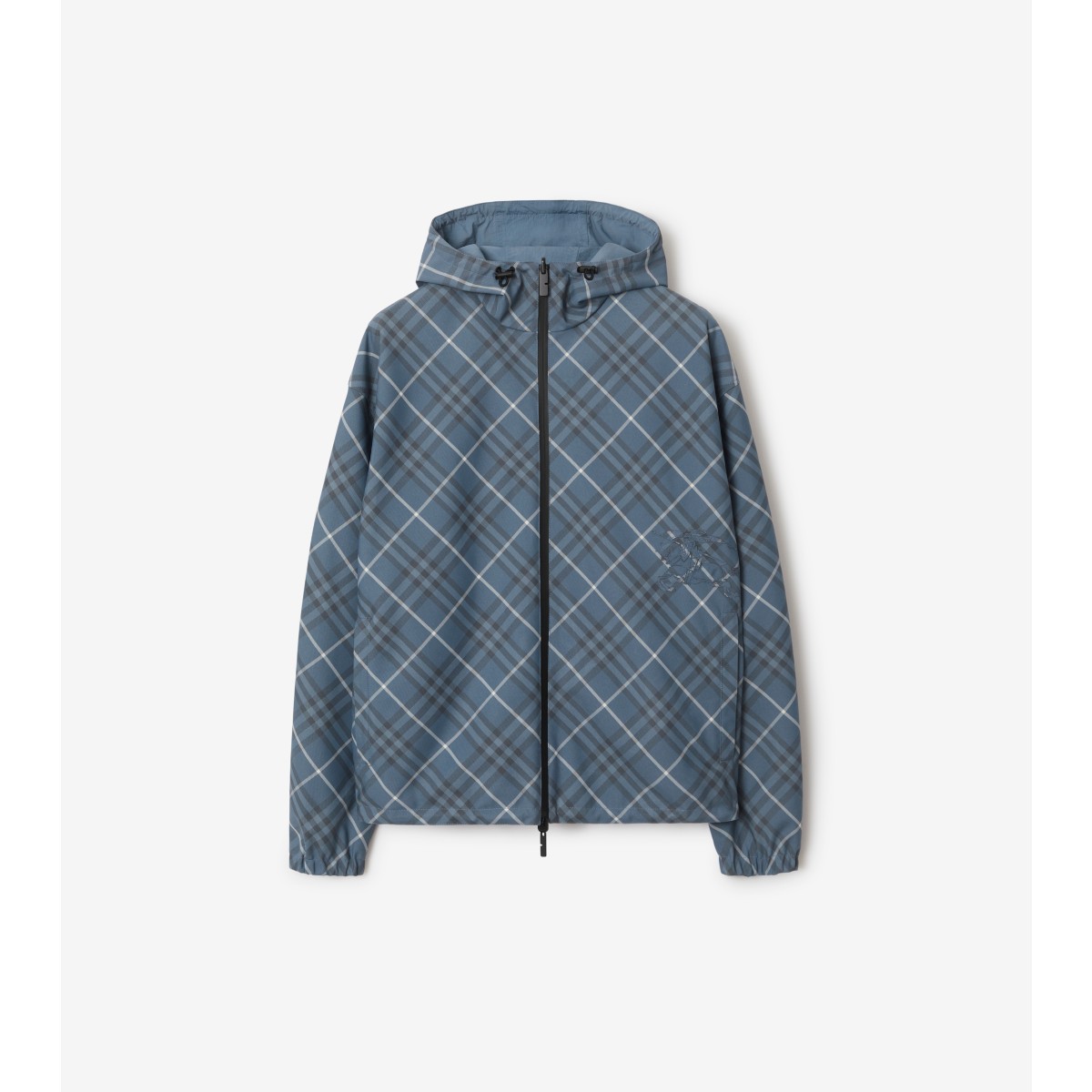 Burberry Maxi Logo Jacket Casual Jackets And Parka Multicolor In Pewter