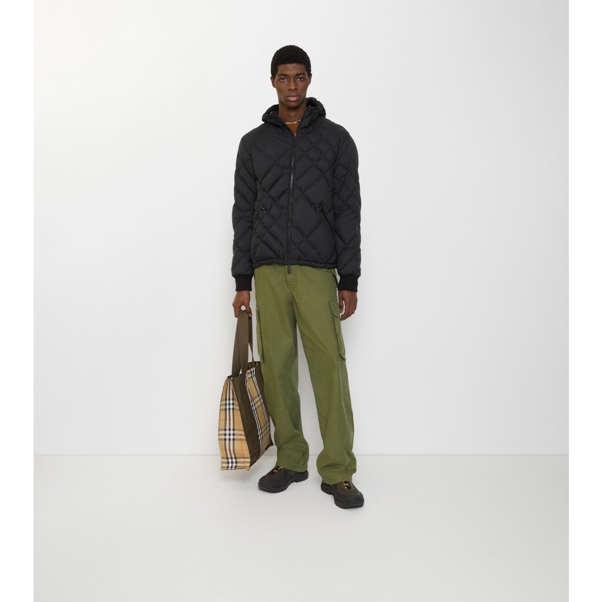  Check Cargo Trousers