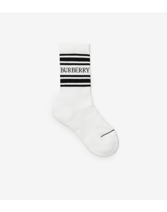 Baumwoll-Nylon-Socken mit Logo