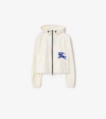 Burberry white jacket hotsell