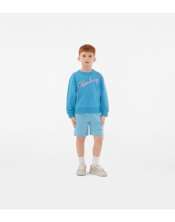 Laces Logo Cotton Sweatshirt