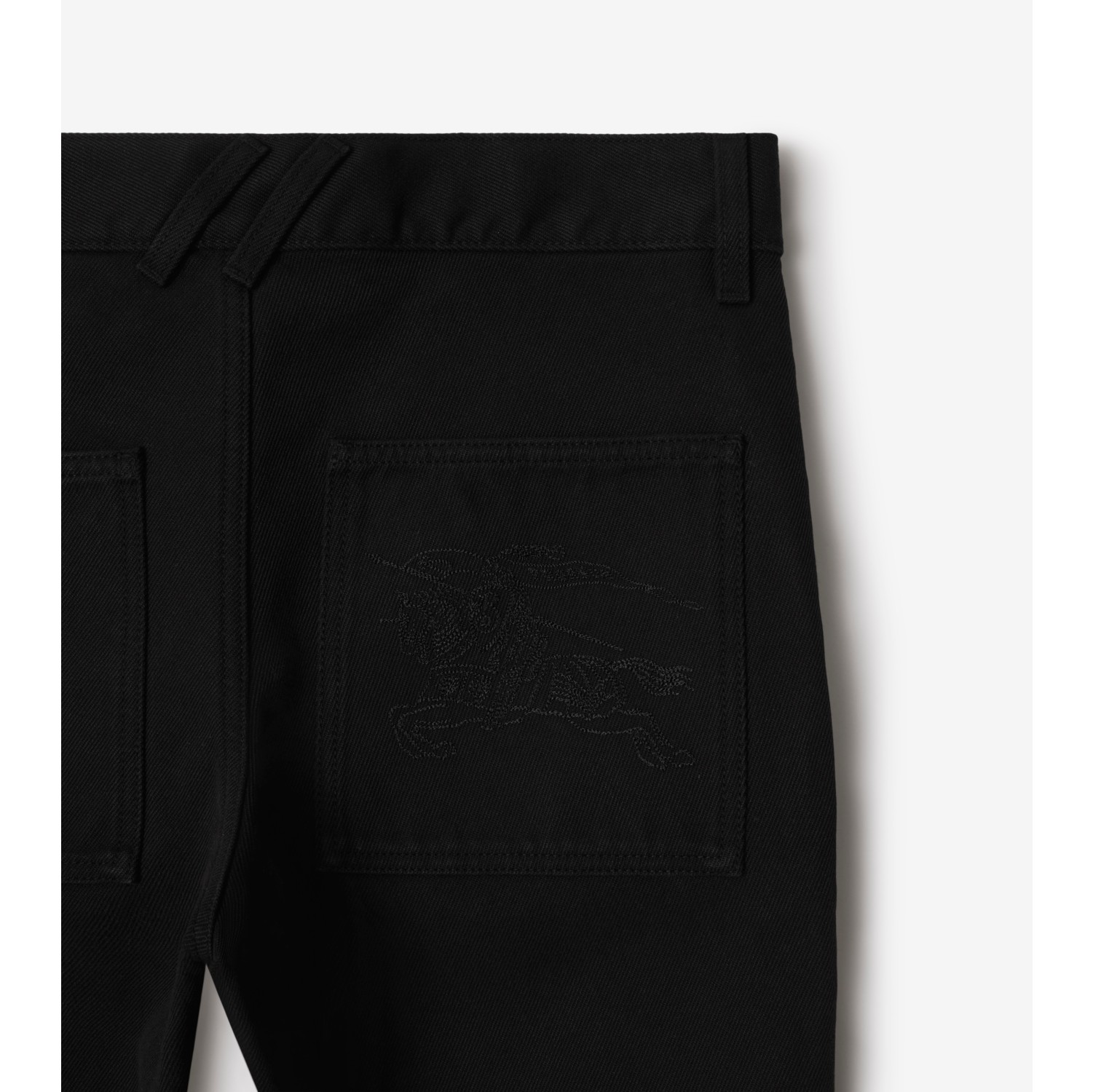 Slim Fit Jeans in Black - Men, Cotton | Burberry® Official
