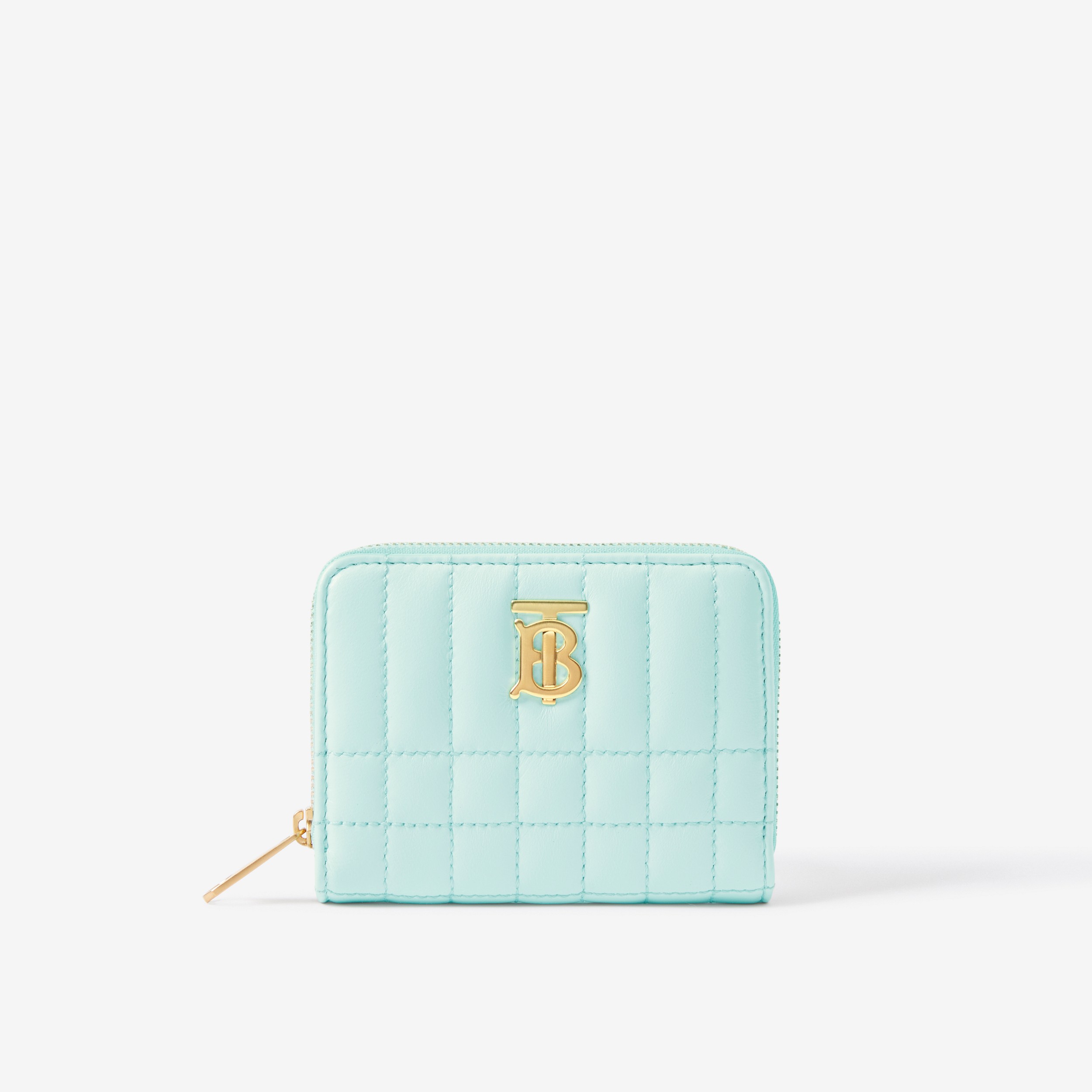 Lola Zip Wallet in Cool Mint - Women | Burberry® Official - 1