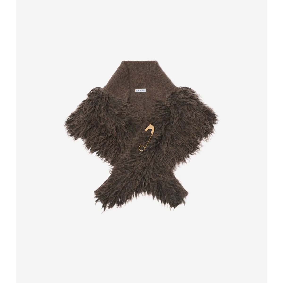  Alpaca Wool Blend Collar