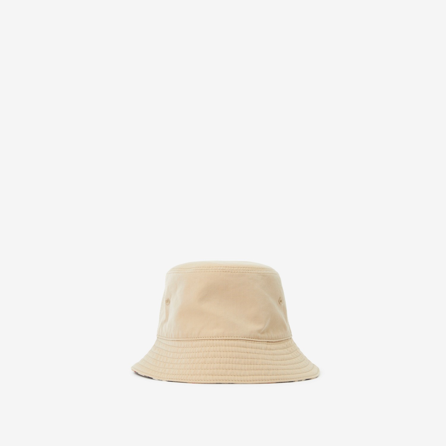 Sombrero de pesca reversible en algodón de gabardina (Miel) - Niños | Burberry® oficial