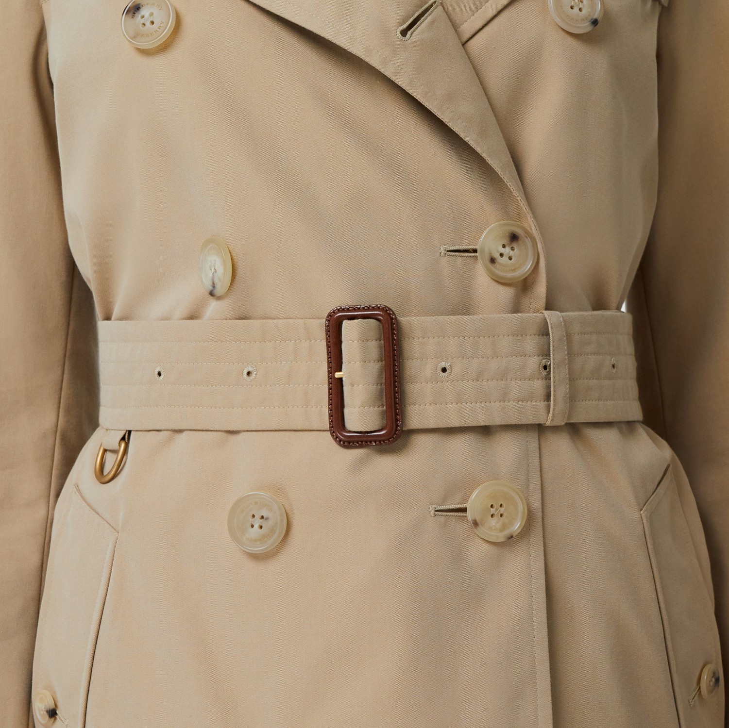 Langer Heritage-Trenchcoat in Kensington-Passform (Honiggelb) - Damen | Burberry®